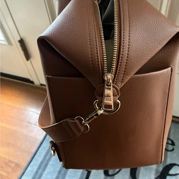 Brown Leather Baby Bag - Picture 5 of 10